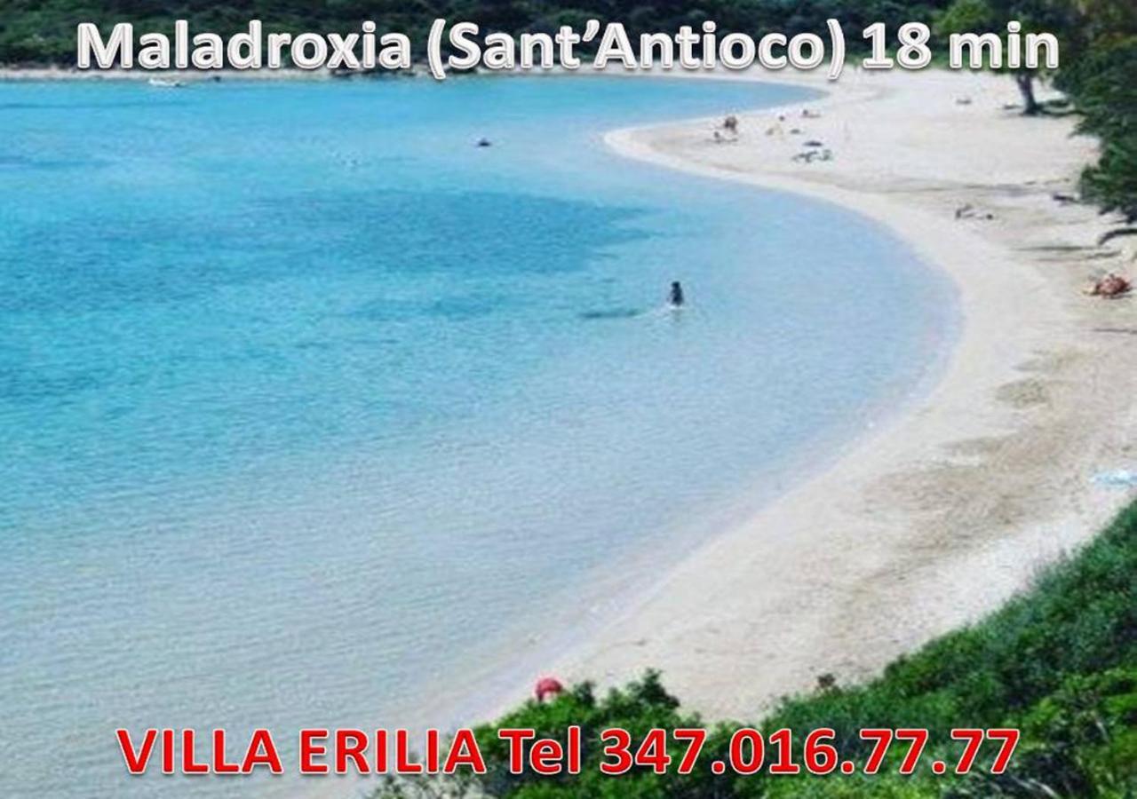 Villa Erilia San Giovanni Suergiu Luaran gambar